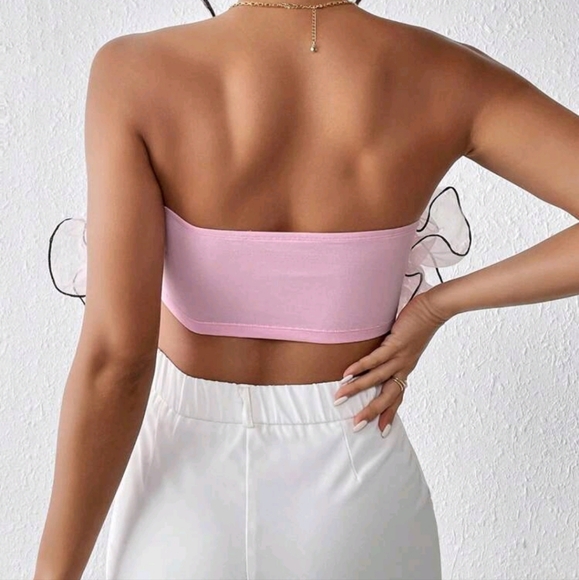 Ruffled tube top - Picture 2 of 5